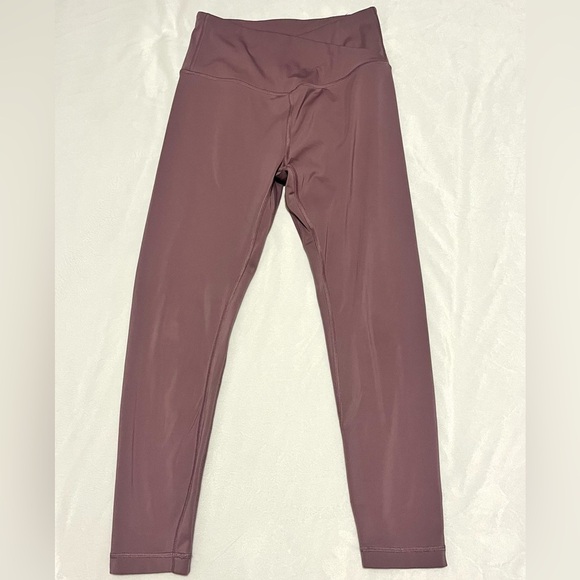 Victoria's Secret Pants - Victoria's Secret Women’s Dusty Pink Mauve Crossover Leggings Med Sz 10/170/72A